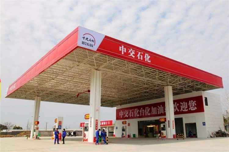 肇庆加油站钢结构网架案例6